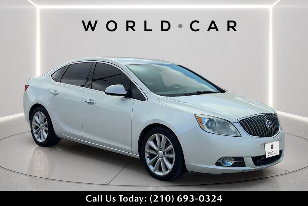 White Diamond Clearcoat 2014 Buick Verano Sedan Front-Wheel Drive 6-Speed Automatic Overdrive