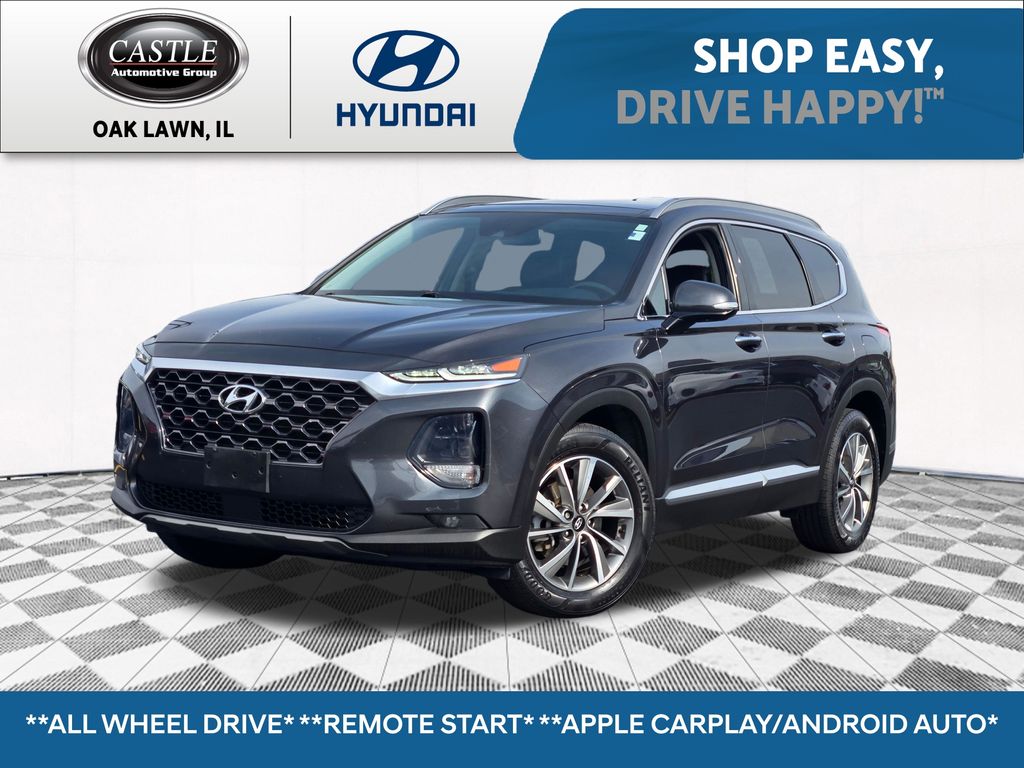 Portofino Gray 2020 Hyundai Santa Fe SUV / Crossover All-Wheel Drive 8-Speed Automatic