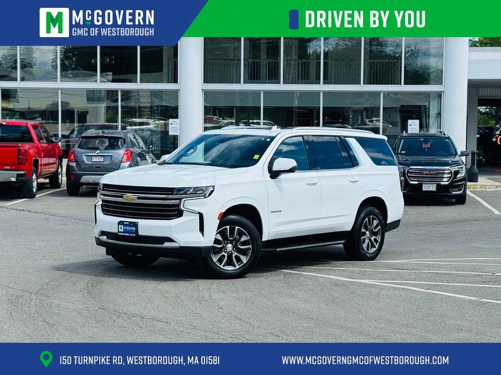 Summit White 2021 Chevrolet Tahoe SUV / Crossover Four-Wheel Drive 