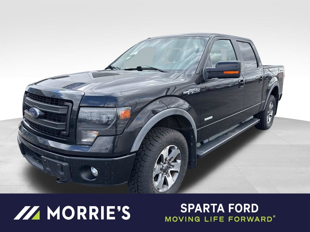 Tuxedo Black Metallic 2014 Ford F-150 FX4 SuperCrew 4WD Pickup Truck Four-Wheel Drive 6-Speed Automatic