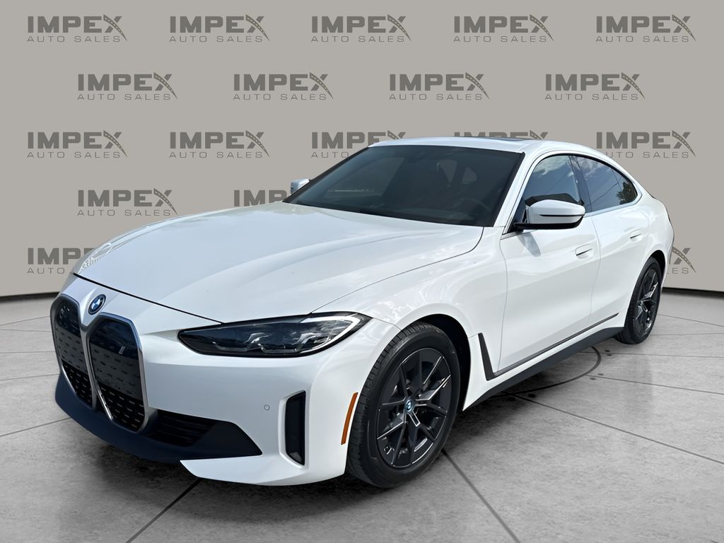 Alpine White 2024 BMW i4 eDrive35 Gran Coupe FWD Sedan Rear-Wheel Drive Automatic