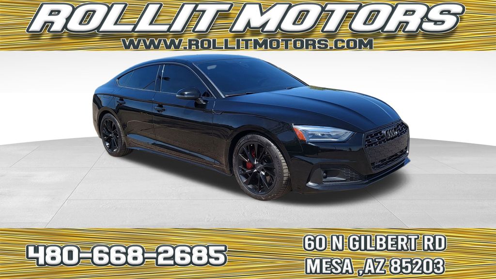 Brilliant Black 2020 Audi A5 Sportback Sedan All-Wheel Drive 7-Speed Automatic