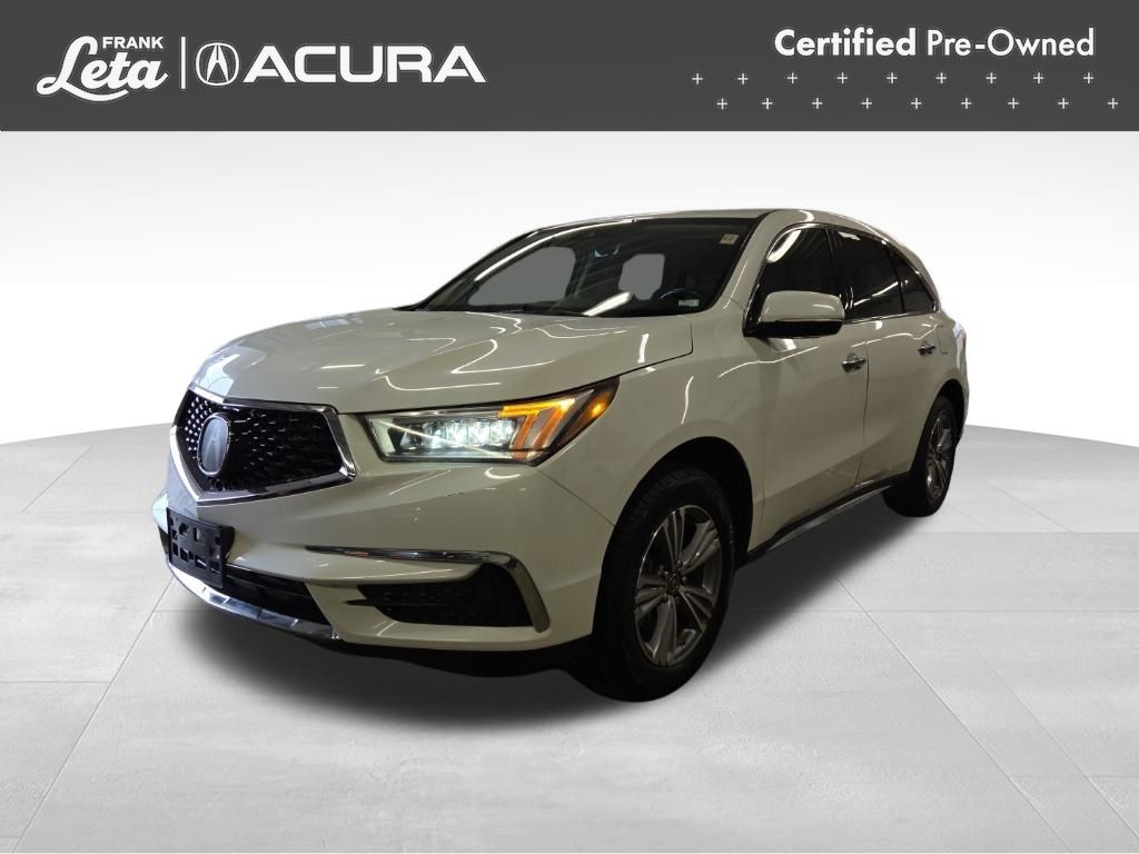Platinum White Pearl 2020 Acura MDX FWD SUV / Crossover Front-Wheel Drive 9-Speed Automatic