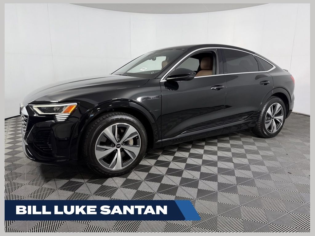 Mythos Black Metallic 2024 Audi Q8 e-tron Sportback Sedan All-Wheel Drive Automatic