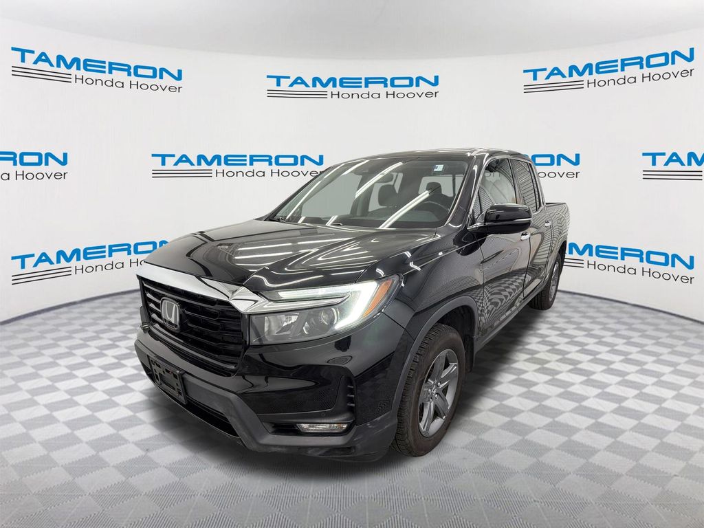 Crystal Black Pearl 2022 Honda Ridgeline RTL-E AWD Pickup Truck All-Wheel Drive 9-Speed Automatic