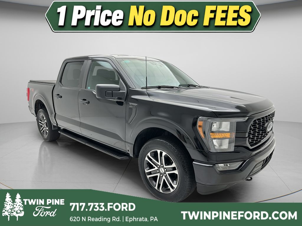 Black Metallic 2023 Ford F-150 Pickup Truck Four-Wheel Drive Automatic