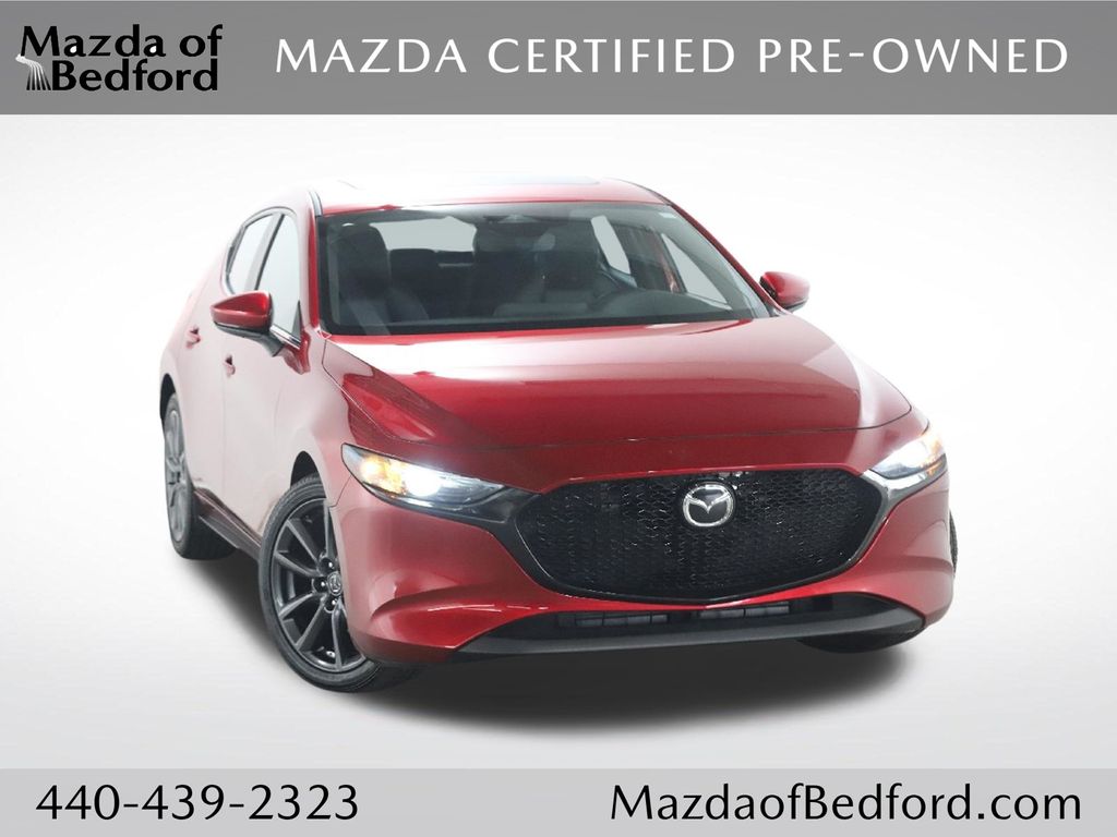 Soul Red Crystal Metallic 2025 Mazda MAZDA3 Hatchback Front-Wheel Drive 6-Speed Automatic