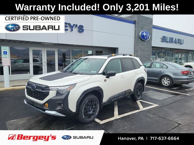 Crystal White Pearl 2026 Subaru Forester SUV / Crossover All-Wheel Drive Continuously Variable Transmission