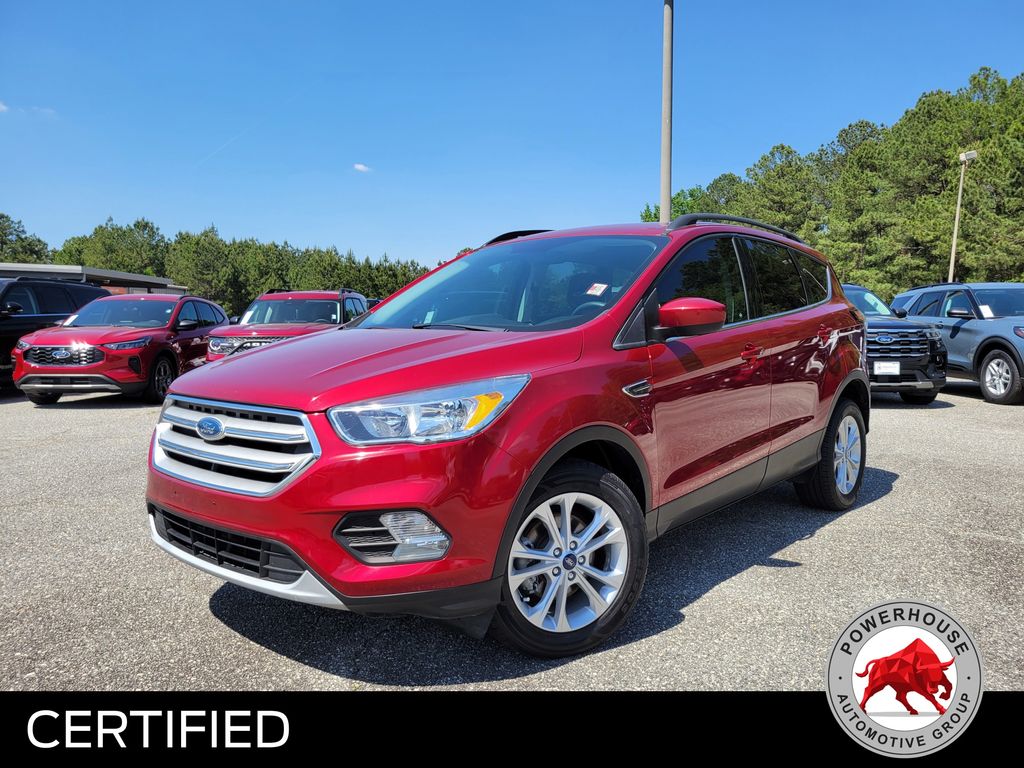 Ruby Red Metallic 2018 Ford Escape SE FWD SUV / Crossover Front-Wheel Drive 6-Speed Automatic