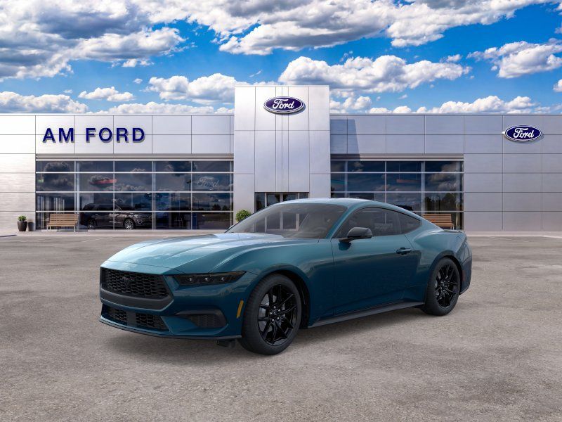 Adriatic Blue Metallic 2026 Ford Mustang Coupe Rear-Wheel Drive Automatic