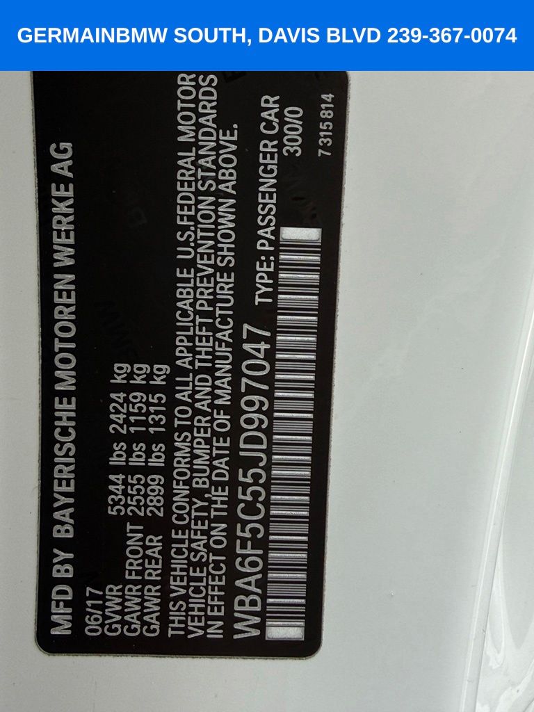 Used 2018 White BMW 650i image 24