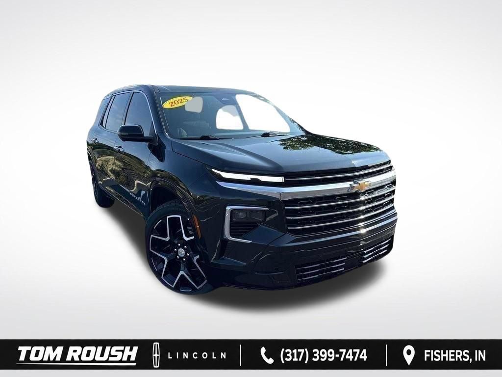 Mosaic Black Metallic 2025 Chevrolet Traverse SUV / Crossover Four-Wheel Drive 8-Speed Automatic