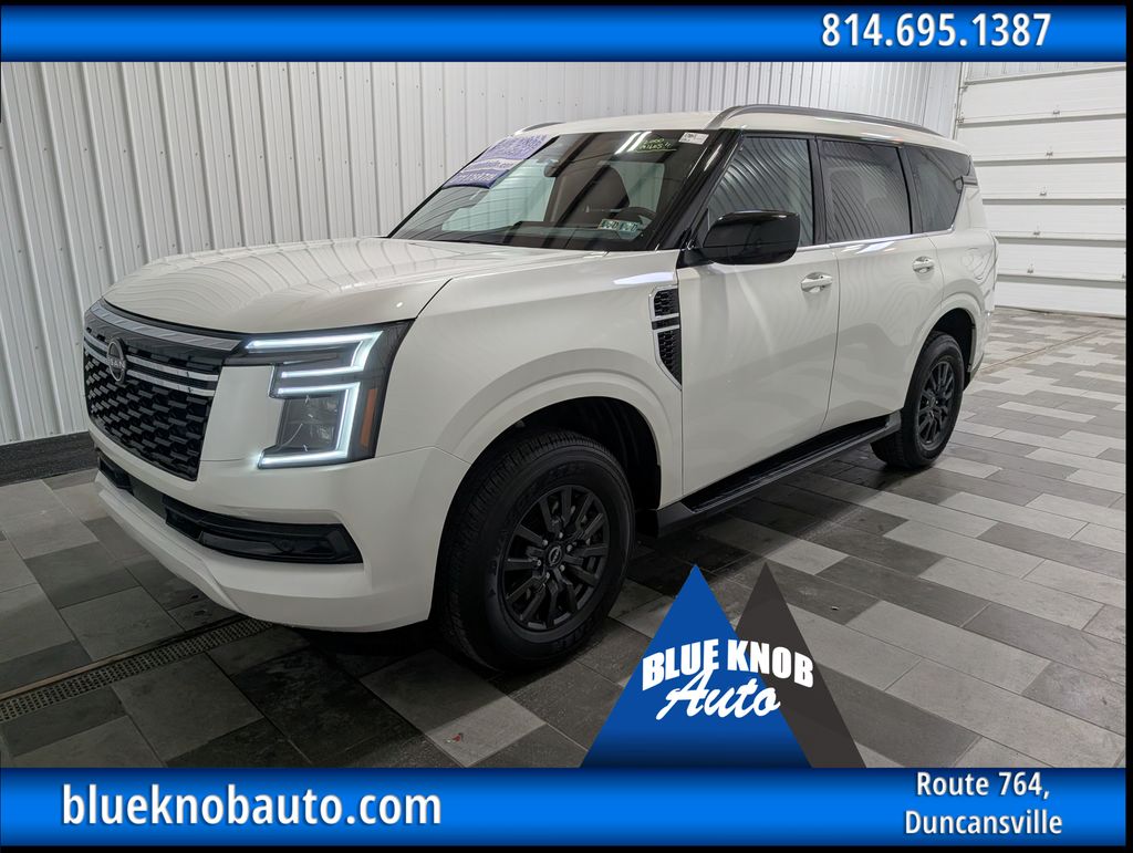 Aspen White Tricoat 2026 Nissan Armada SUV / Crossover Four-Wheel Drive 9-Speed Automatic