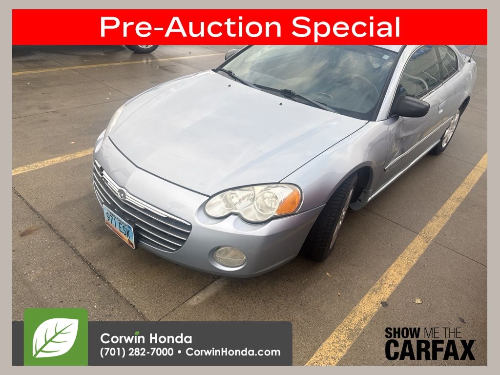 Light Blue Pearl 2004 Chrysler Sebring Coupe Front-Wheel Drive 4-Speed Automatic