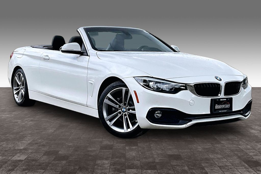 Alpine White 2019 BMW 4 Series 430i Convertible RWD Convertible Rear-Wheel Drive 8-Speed Automatic