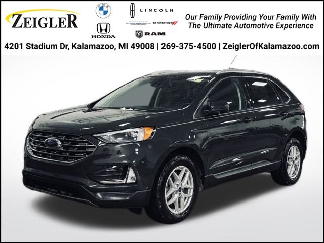 Green Metallic 2022 Ford Edge SUV / Crossover All-Wheel Drive 8-Speed Automatic