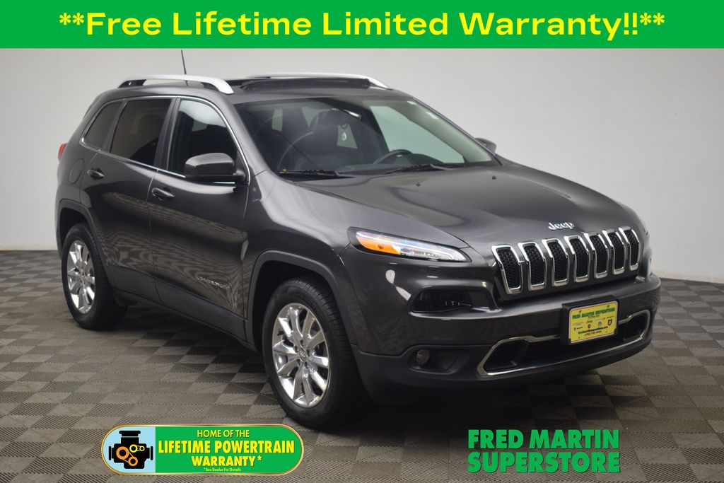 used 2017 Jeep Cherokee car, priced at $12,900