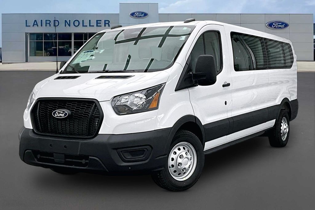 Oxford White 2026 Ford Transit Passenger Van All-Wheel Drive 