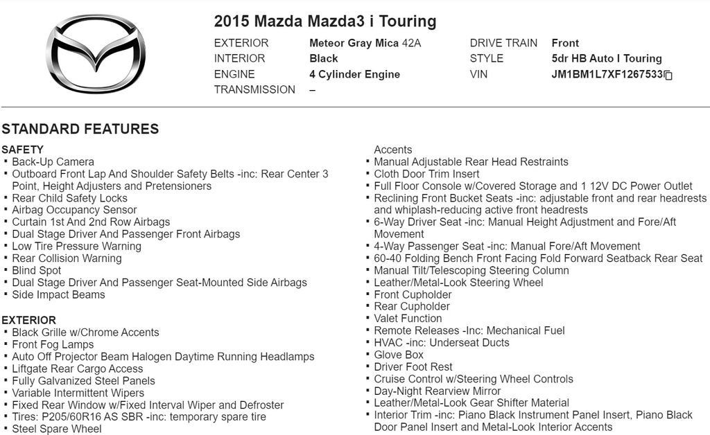 2015 Mazda Mazda3 i Touring 21