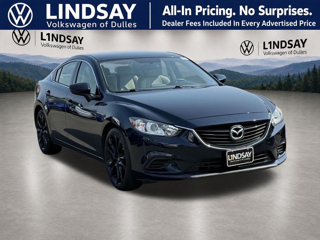 Deep Crystal Blue Mica 2016 Mazda MAZDA6 Sedan Front-Wheel Drive 6-Speed Automatic