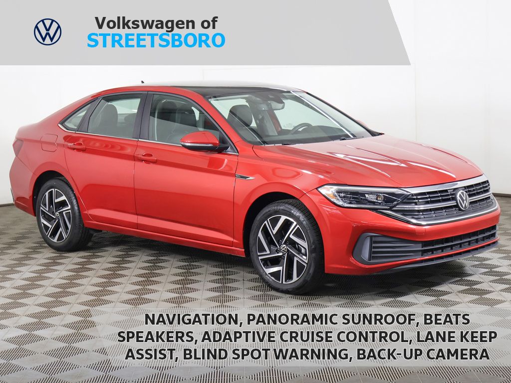 Red Metallic 2024 Volkswagen Jetta Sedan Front-Wheel Drive 8-Speed Automatic