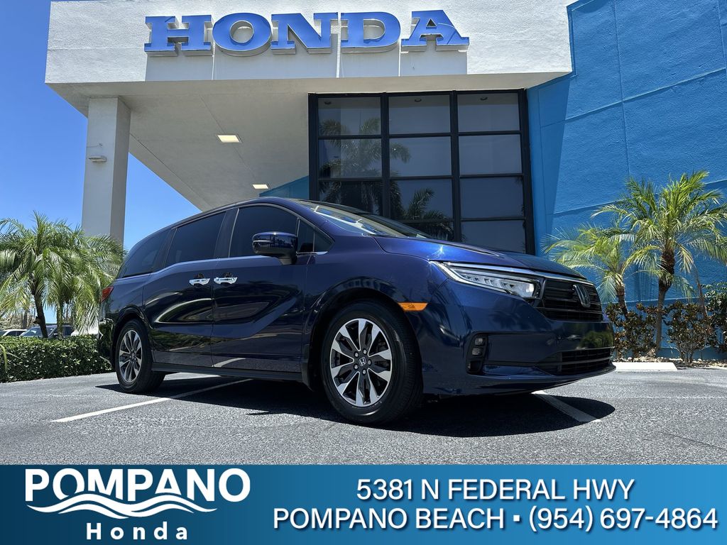 Black (Obsidian Blue Pearl) 2024 Honda Odyssey Minivan Front-Wheel Drive Automatic