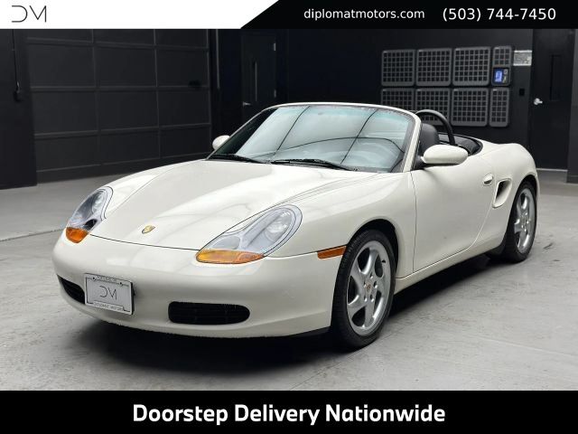 Biarritz White 2000 Porsche Boxster Convertible Rear-Wheel Drive 5-Speed Manual