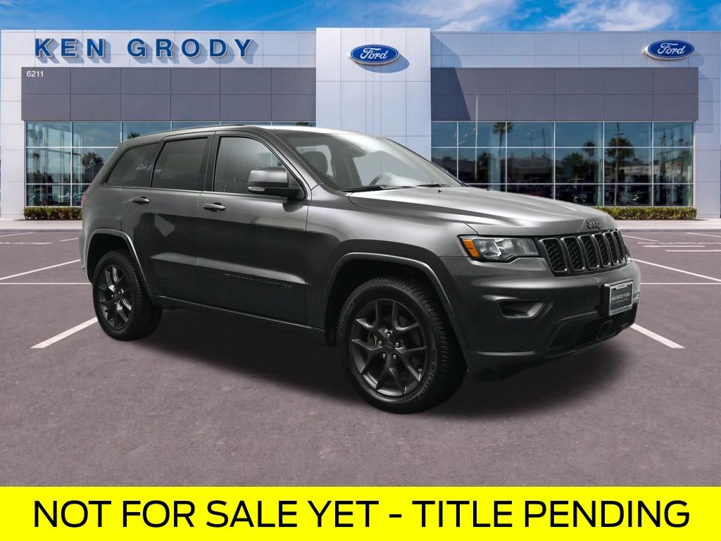 Gray (Granite Crystal Metallic Clearcoat) 2021 Jeep Grand Cherokee SUV / Crossover Four-Wheel Drive 8-Speed Automatic