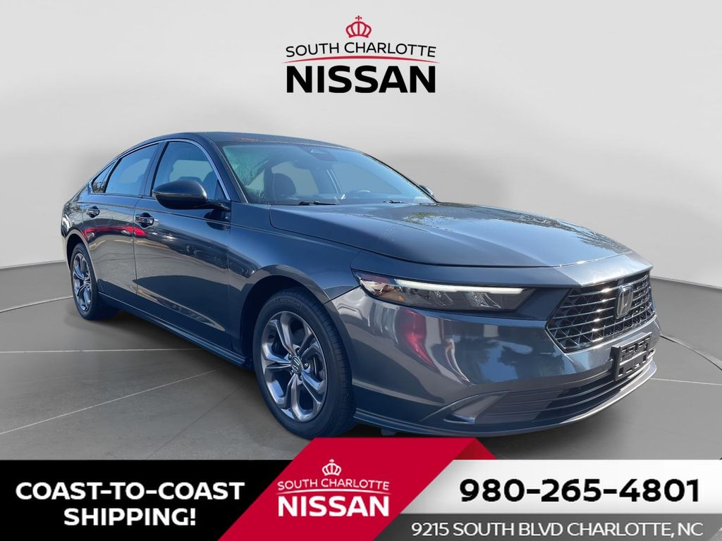Gray 2024 Honda Accord Sedan Front-Wheel Drive Continuously Variable Transmission