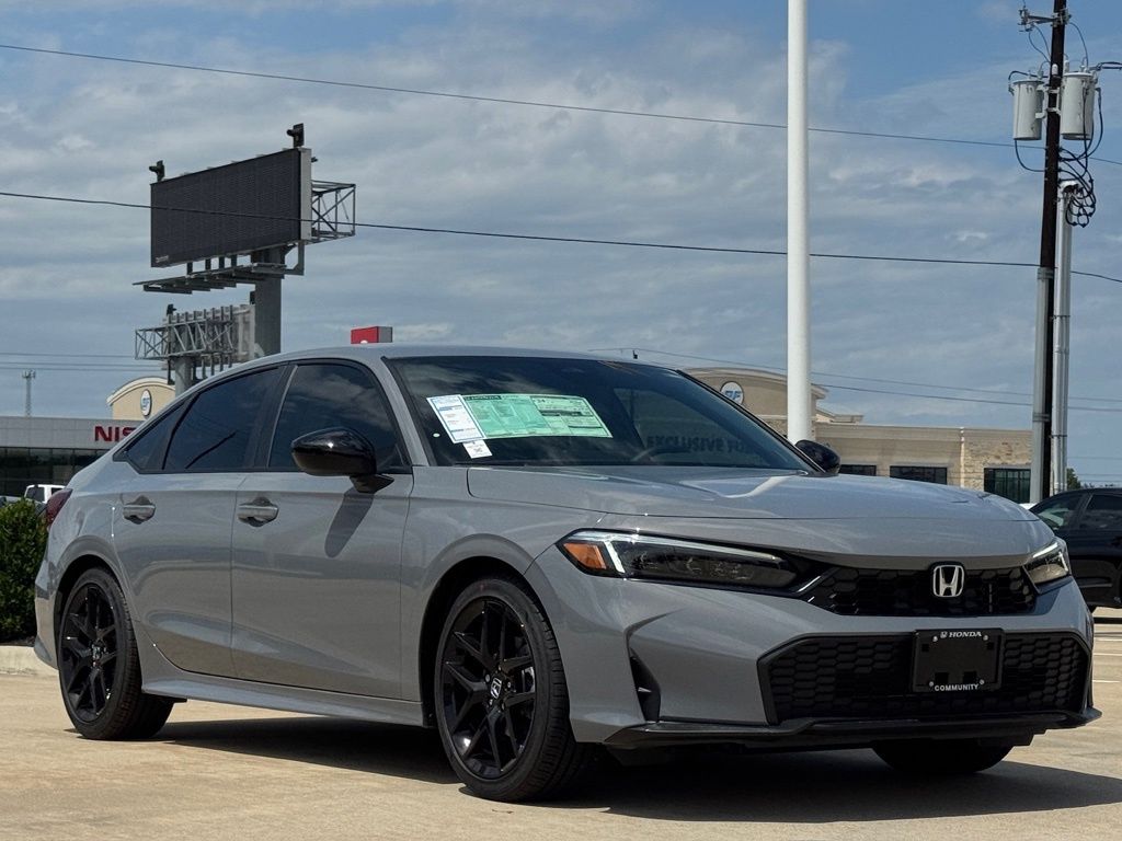 2026 Honda Civic Sport Gray at Emmons Autoplex