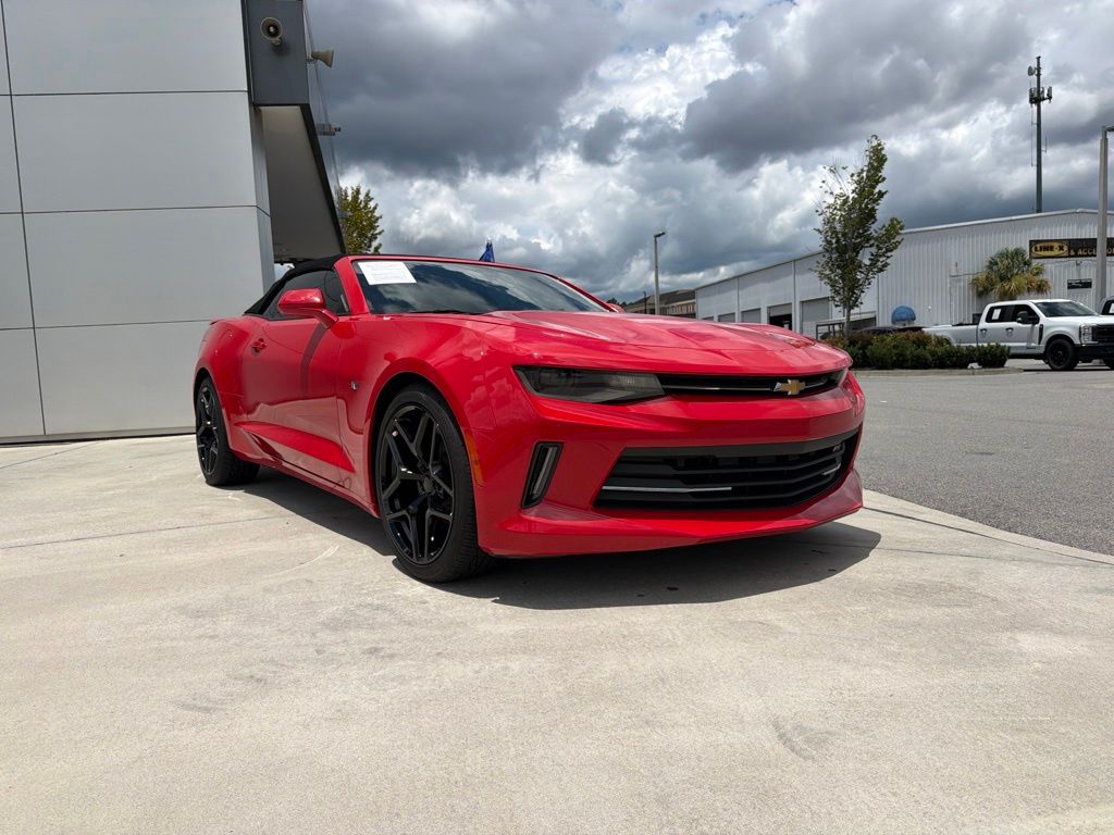 Red Hot 2017 Chevrolet Camaro Convertible Rear-Wheel Drive 8-Speed Automatic