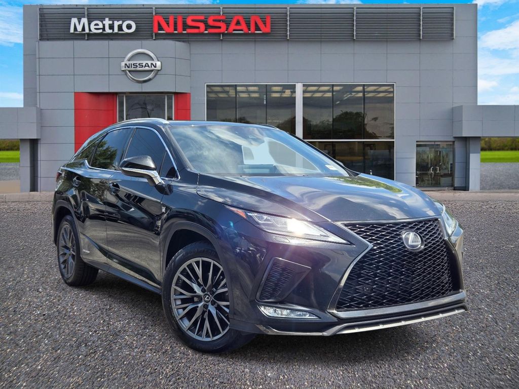 Black (Caviar) 2020 Lexus RX Hybrid SUV / Crossover All-Wheel Drive Continuously Variable Transmission
