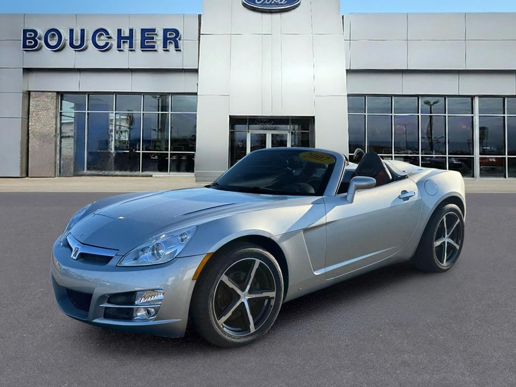 Silver Pearl 2007 Saturn Sky Convertible Rear-Wheel Drive 5-Speed Manual