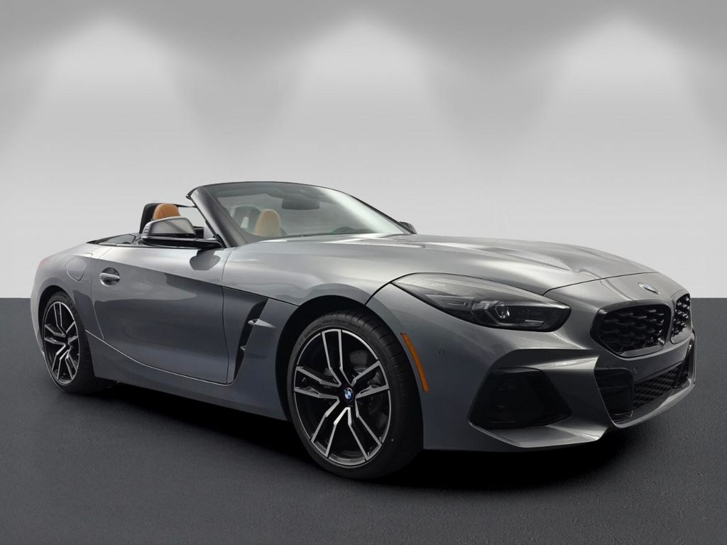 Gray (Skyscraper Grey Metallic) 2026 BMW Z4 Convertible Rear-Wheel Drive 8-Speed Automatic