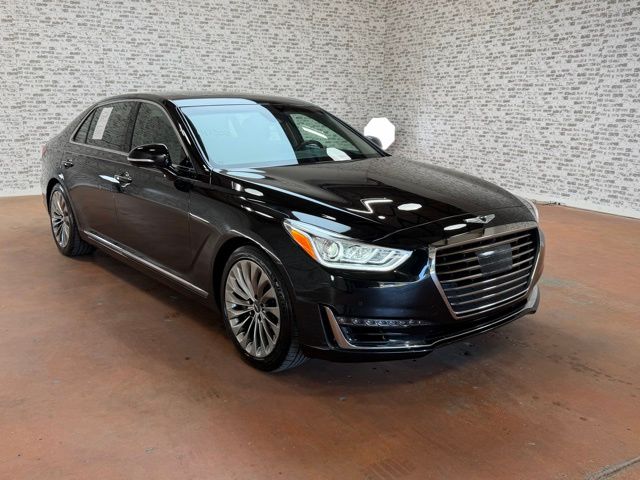 Victoria Black 2018 Genesis G90 Ultimate Sedan Rear-Wheel Drive 8-Speed Automatic