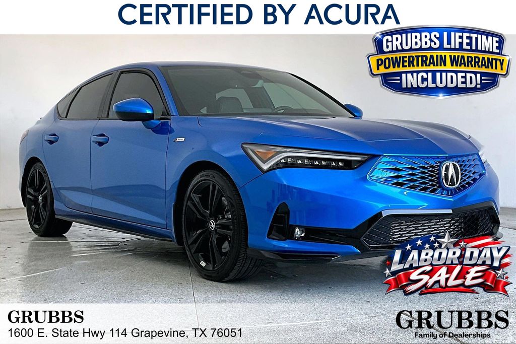 Double Apex Blue Pearl 2026 Acura Integra Hatchback Front-Wheel Drive Continuously Variable Transmission