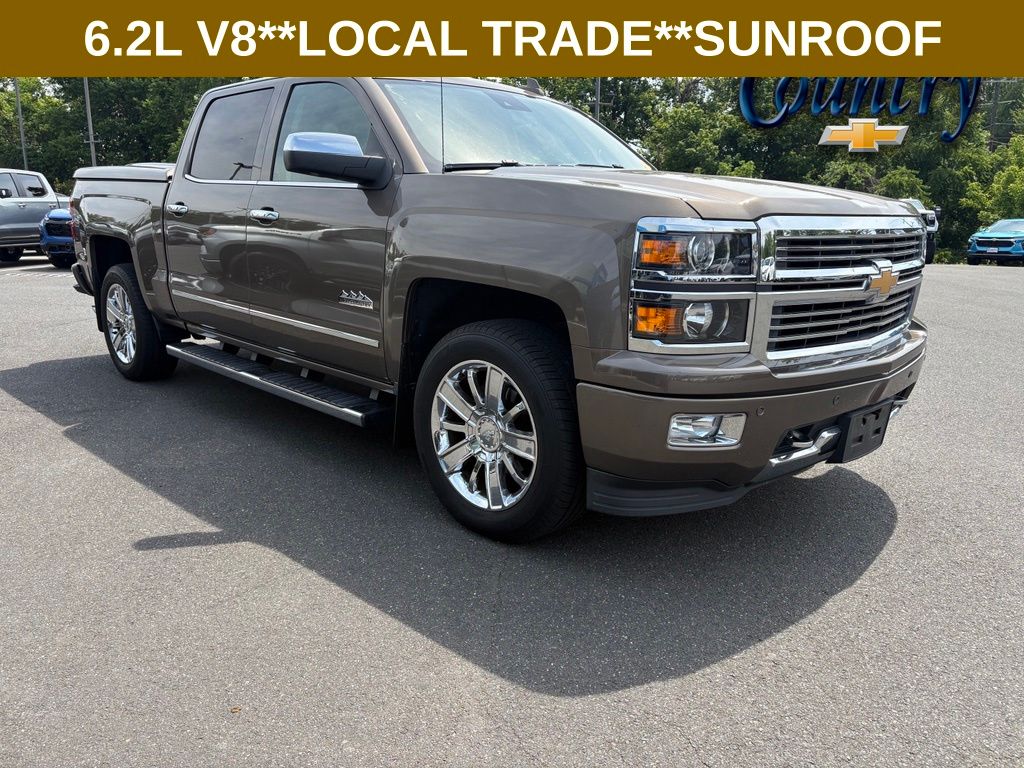 Brownstone Metallic 2015 Chevrolet Silverado 1500 Pickup Truck Four-Wheel Drive 8-Speed Automatic Overdrive