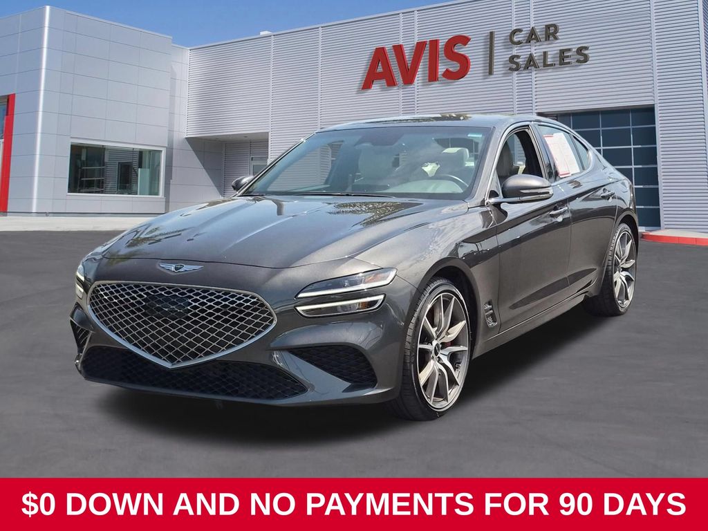 Makalu Gray 2025 Genesis G70 Sedan Rear-Wheel Drive 8-Speed Automatic