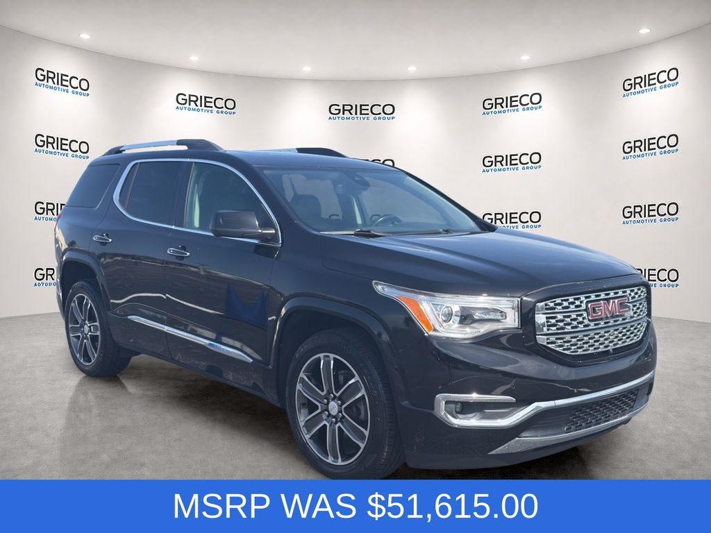 Black (Ebony Twilight Metallic) 2018 GMC Acadia SUV / Crossover Four-Wheel Drive 6-Speed Automatic