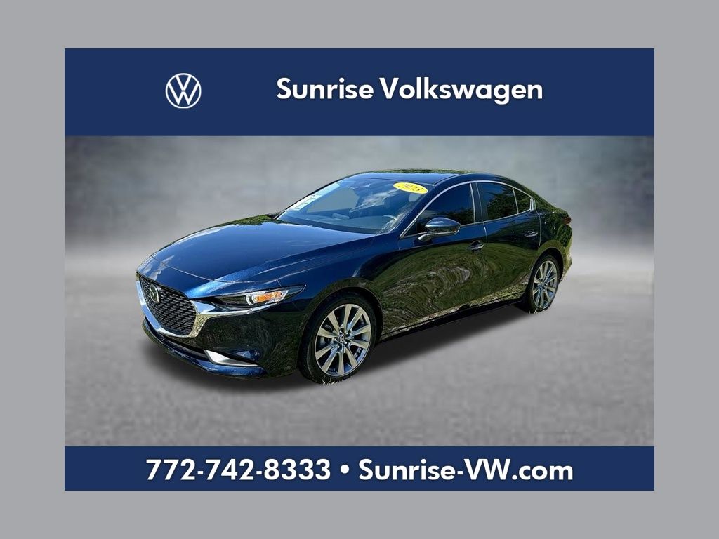 Deep Crystal Blue Mica 2023 Mazda MAZDA3 Sedan Front-Wheel Drive 6-Speed Automatic