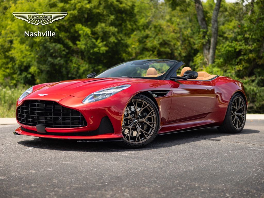 Red 2025 Aston Martin DB12 Convertible Rear-Wheel Drive 8-Speed Automatic