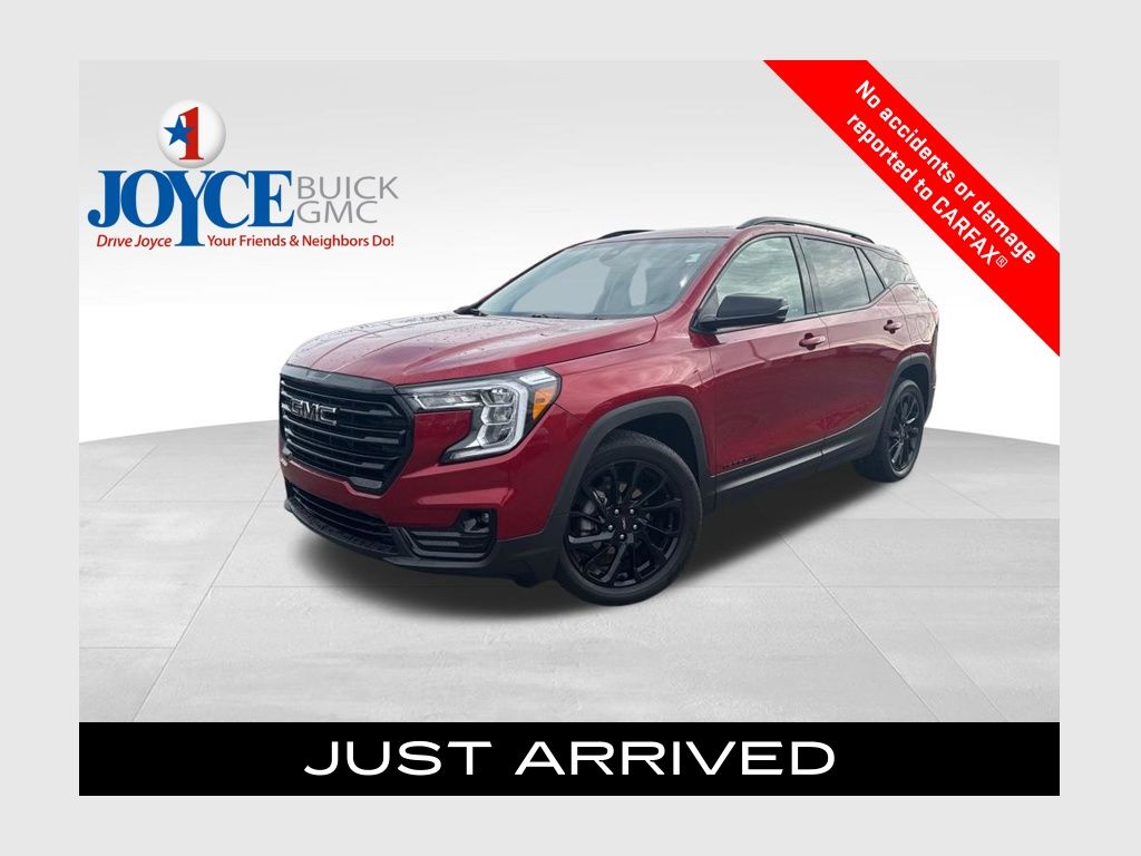 Volcanic Red Tintcoat 2023 GMC Terrain SLT AWD SUV / Crossover All-Wheel Drive 9-Speed Automatic