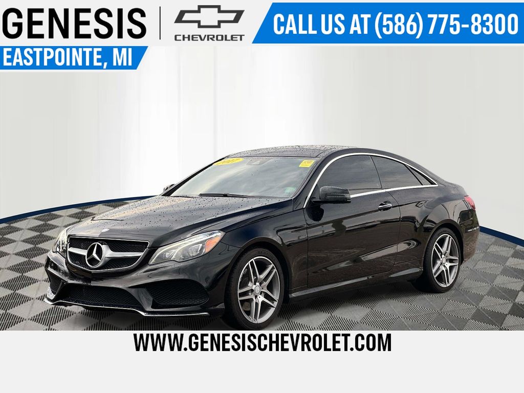 Black 2017 Mercedes-Benz E-Class E 400 Coupe Coupe Rear-Wheel Drive 7-Speed Automatic