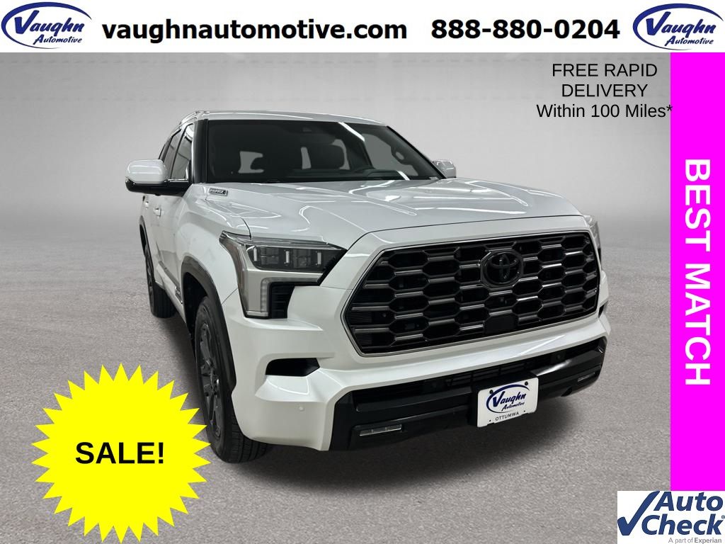 White (Wind Chill Pearl) 2025 Toyota Sequoia SUV / Crossover Four-Wheel Drive Automatic