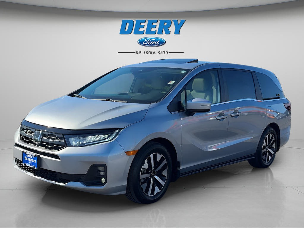 Solar Silver Metallic 2025 Honda Odyssey EX-L FWD Minivan Front-Wheel Drive Automatic