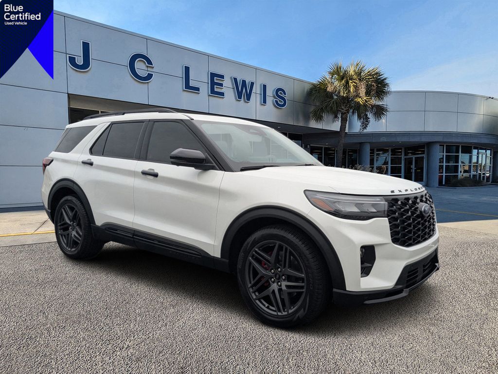 Star White Metallic Tri-Coat 2026 Ford Explorer ST AWD SUV / Crossover All-Wheel Drive Automatic