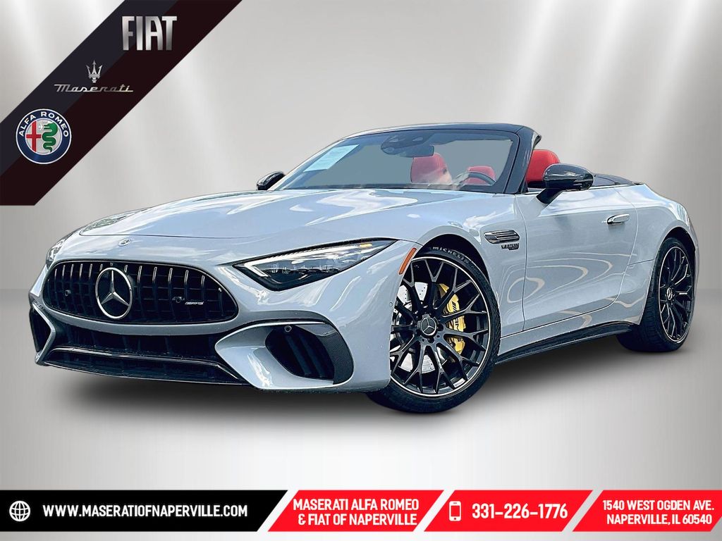 Selenite Gray Metallic 2022 Mercedes-Benz SL-Class Convertible All-Wheel Drive 9-Speed Automatic