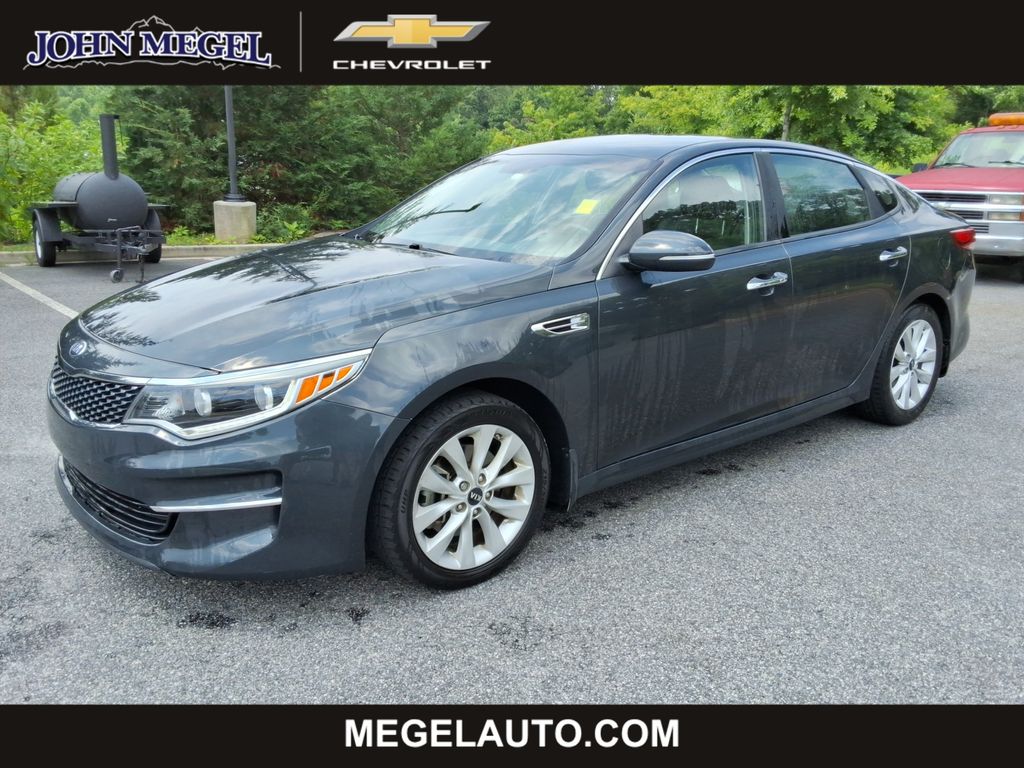 Moss Gray 2016 Kia Optima Sedan Front-Wheel Drive 6-Speed Automatic