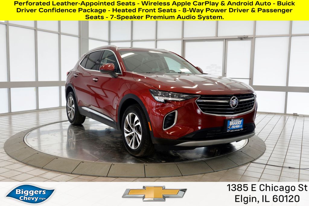 Cinnabar Metallic 2023 Buick Envision Essence FWD SUV / Crossover Front-Wheel Drive 9-Speed Automatic