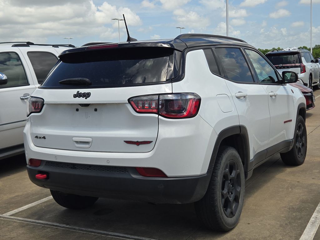 2023 Jeep Compass Trailhawk White at Wharton Ford